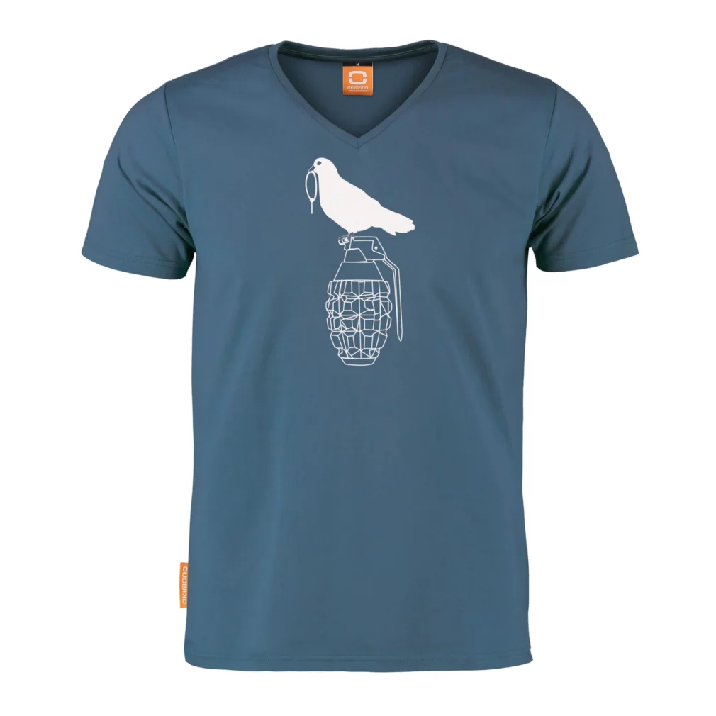 Okimono T-shirt Men, Blue, Bad Dove