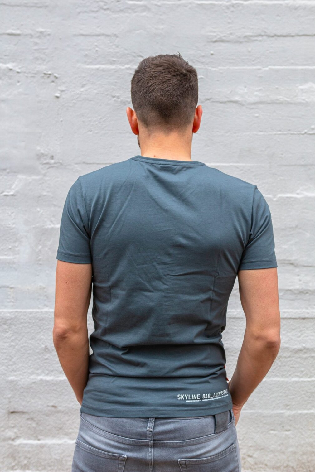 Okimono T-shirt Men, Grey, Cycling Seventies