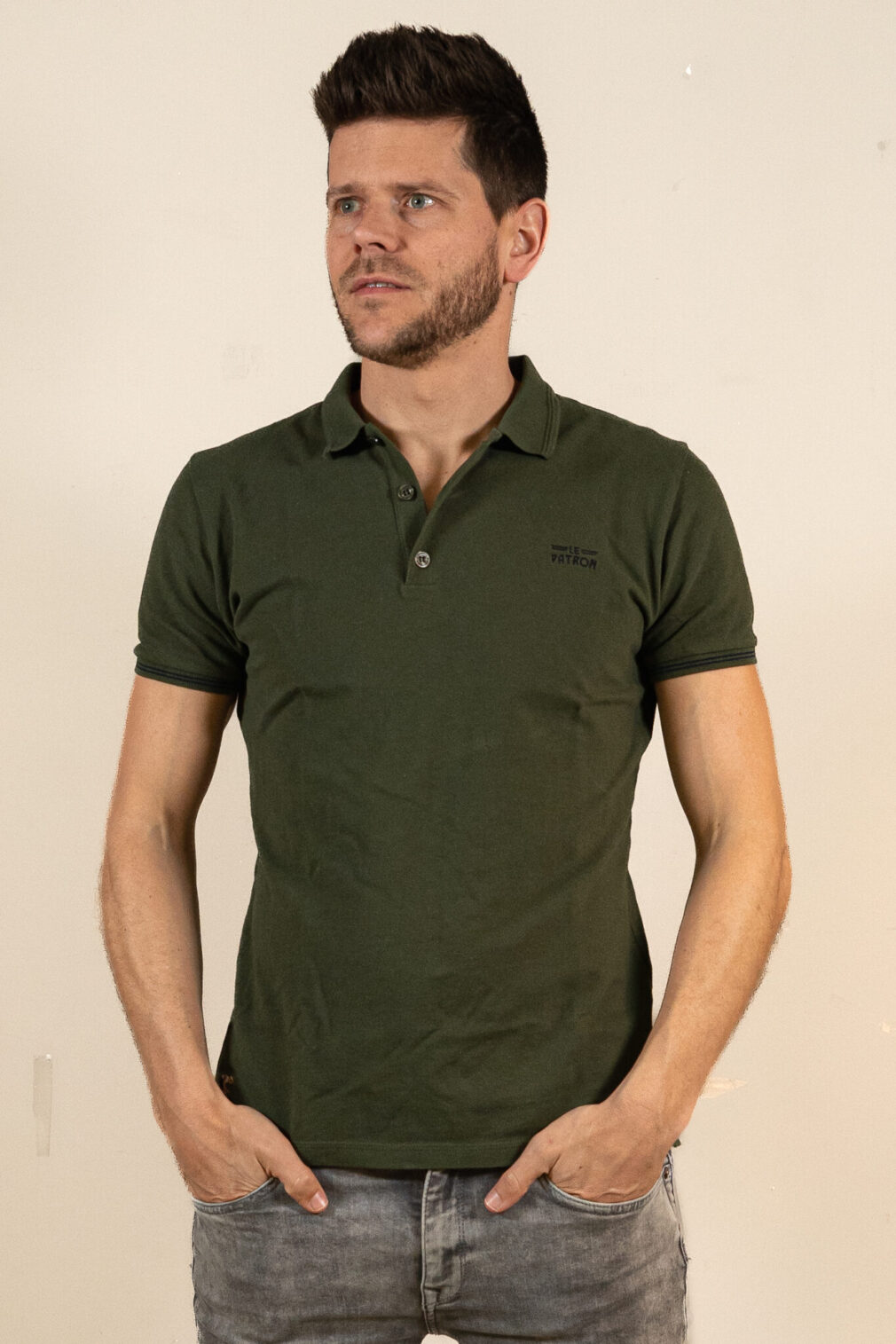 Le Patron Polo Dark Green La Chasse