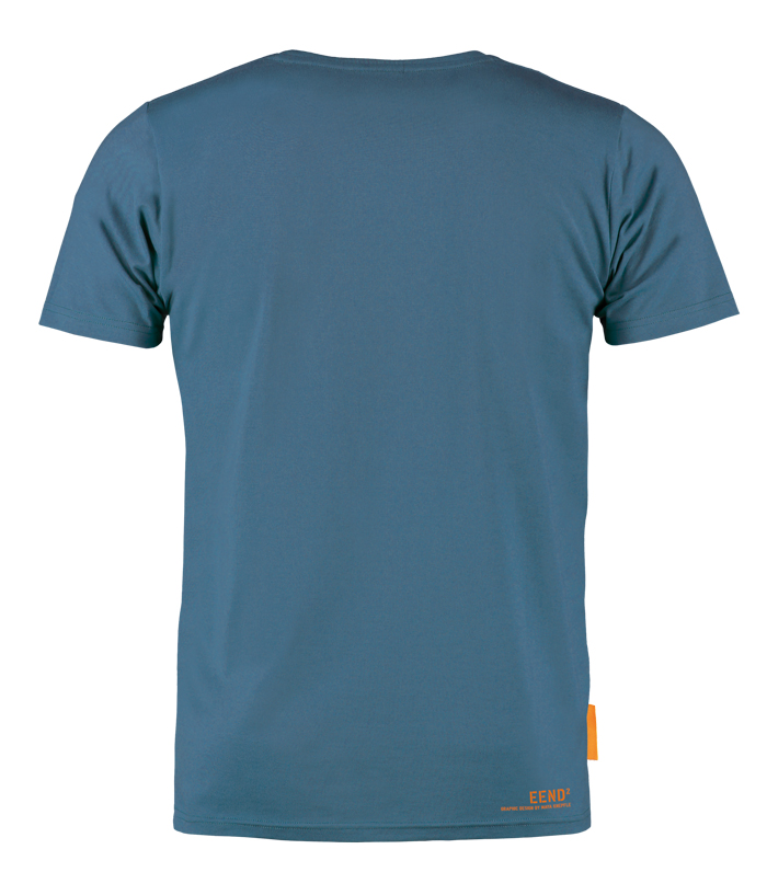 Okimono T-shirt Men, Blue, Duck 2