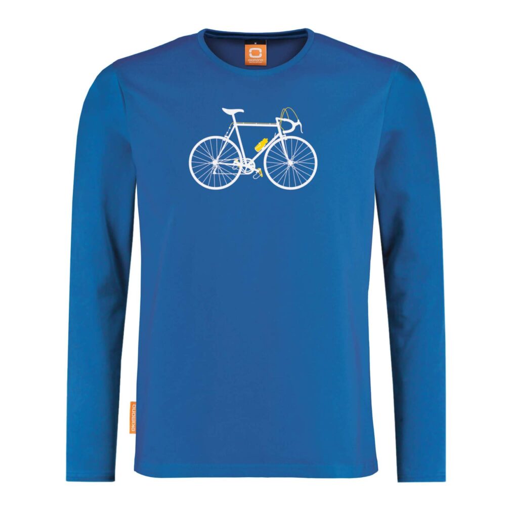 Okimono Longsleeve Men, Cobalt Blue, Cycling Seventies