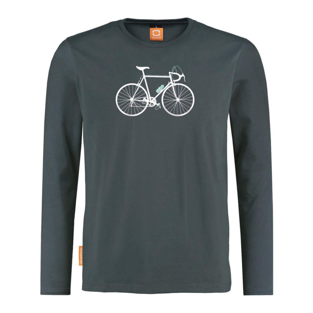 Okimono Longsleeve Men, Grey, Cycling Seventies