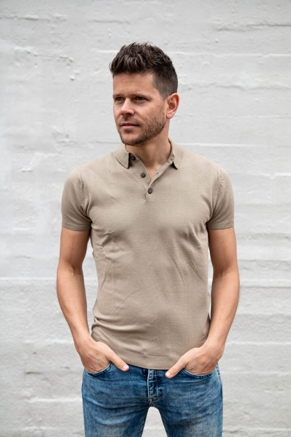 Polo Petrol sand color, nice and soft!