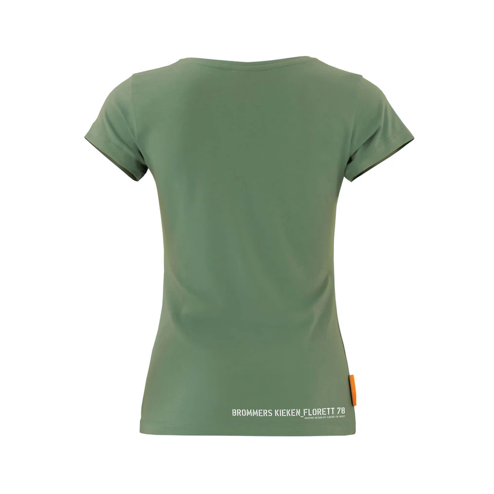 Okimono T-shirt Women, Green, Mopeds Kieken_Florett 78