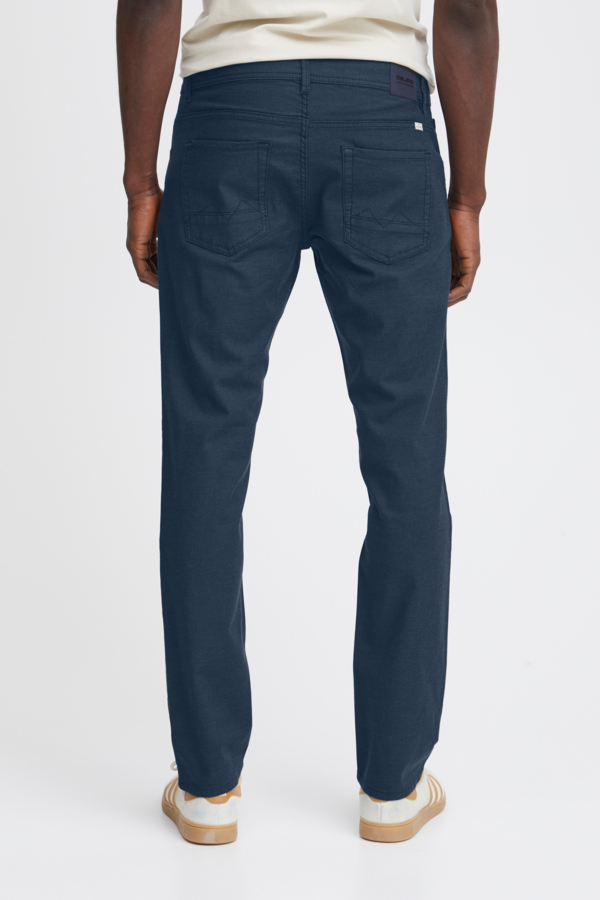 Blend Pants Cotton Dark Blue