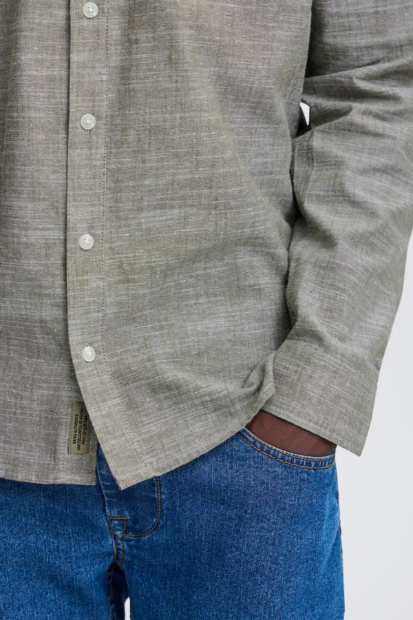 Blend Blouse Cotton Olive