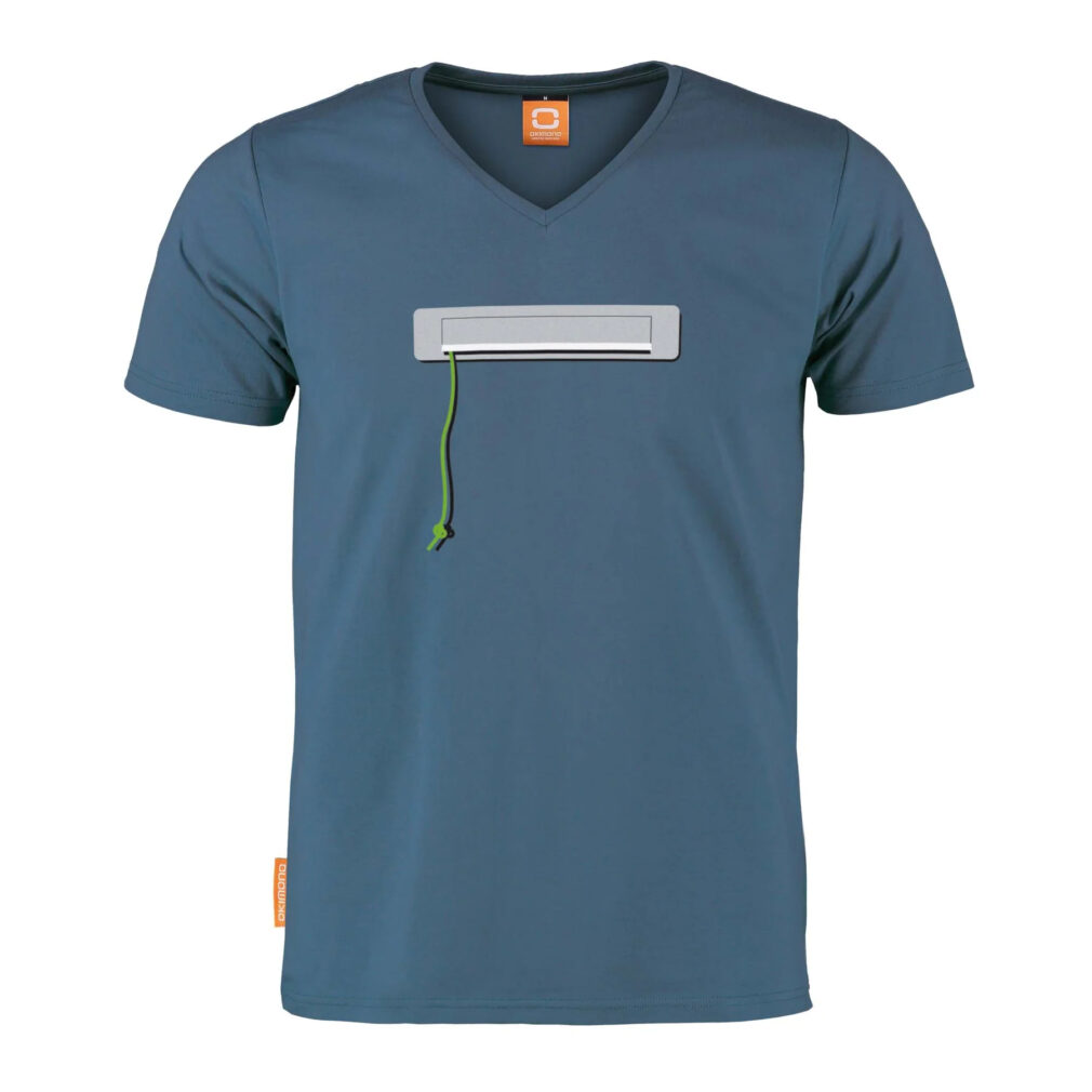 Okimono, Men's T-shirt, Blue, Jan's String