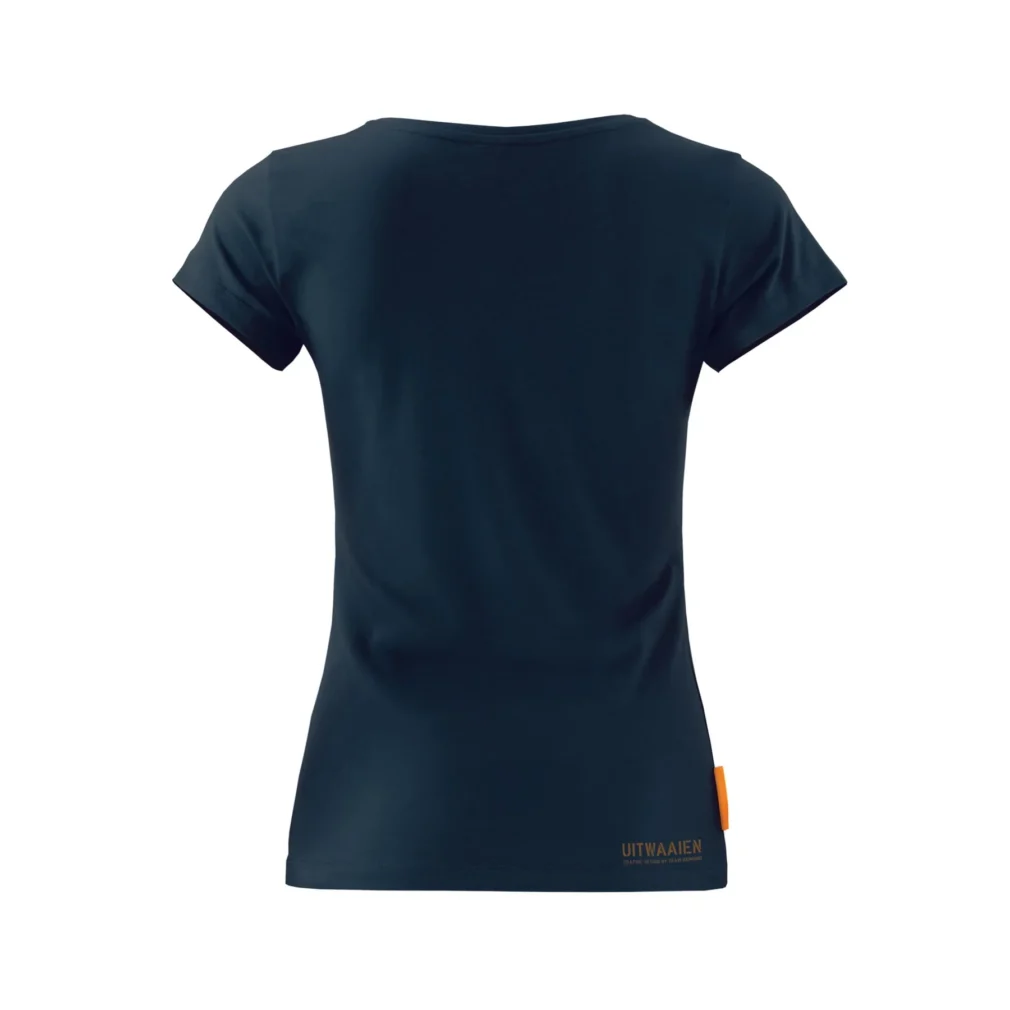 Okimono T-shirt Women, Dark Blue, Blow Out